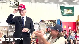 Biden wears Trump hat as 9/11 unity gesture, says White House