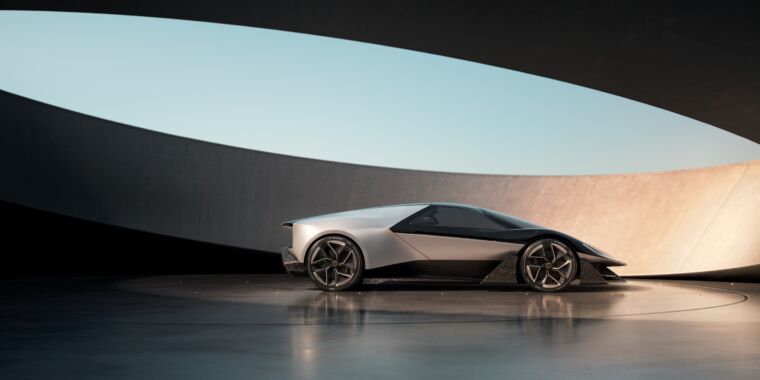 Troubled Lotus shows off wedge-like vision for an EV sportscar