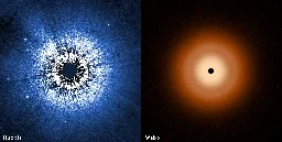 Hubble and Webb probe surprisingly smooth disk around Vega