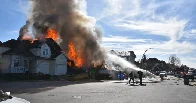 Woman still unaccounted for after home explosion, fire in Langley, B.C.