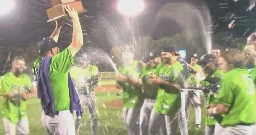 Cougars sweep Goldeyes in championship series to claim Miles Wolff Cup - Winnipeg | Globalnews.ca