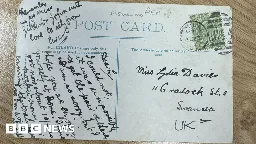 Postcard finally arrives in Swansea 121 years after it was first sent