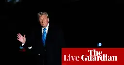 Trump threatens to widen tariffs with warning against EU – US politics live