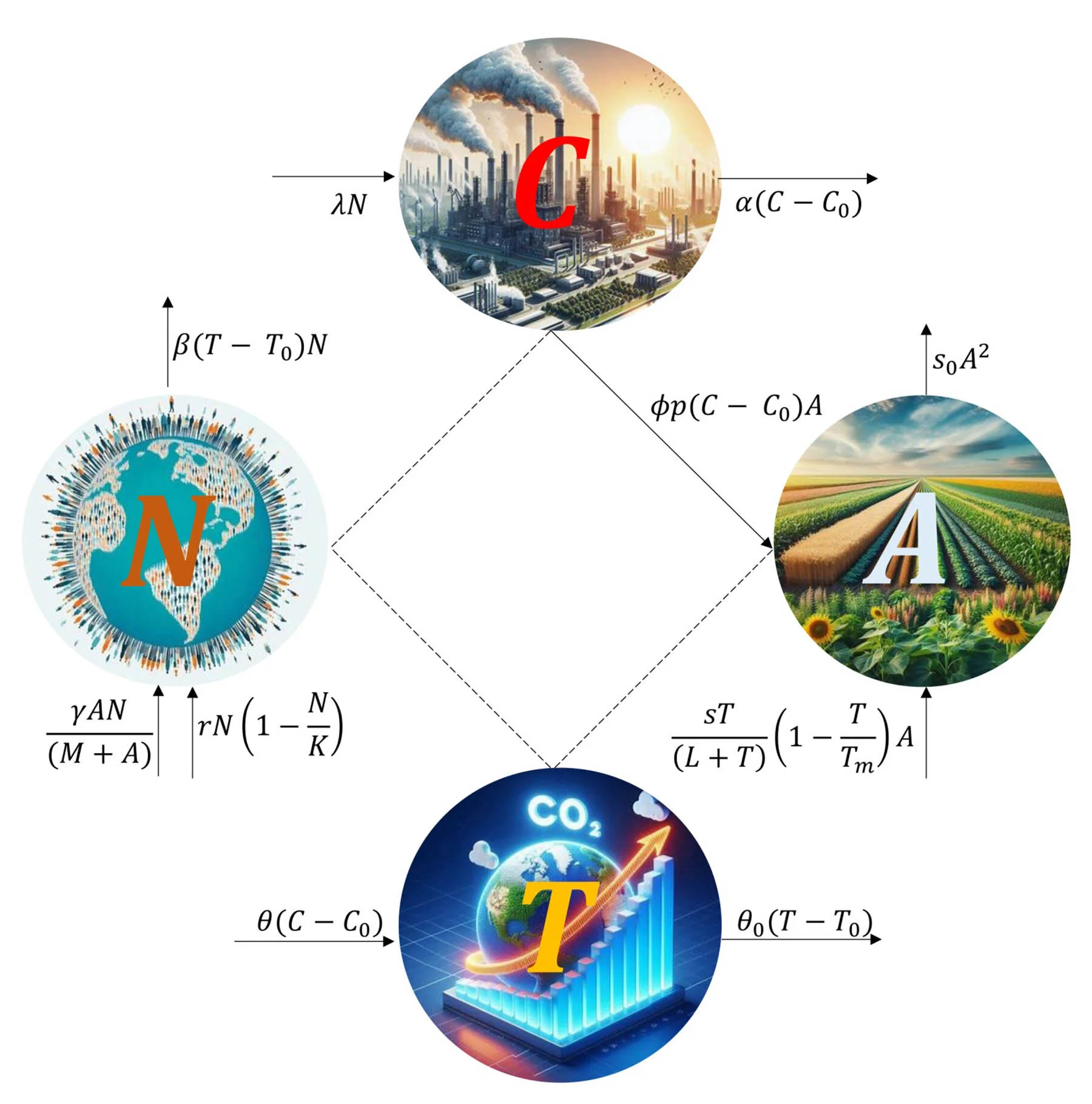 Can we avert the looming food crisis of climate change? Mathematical model reveals critical threshold